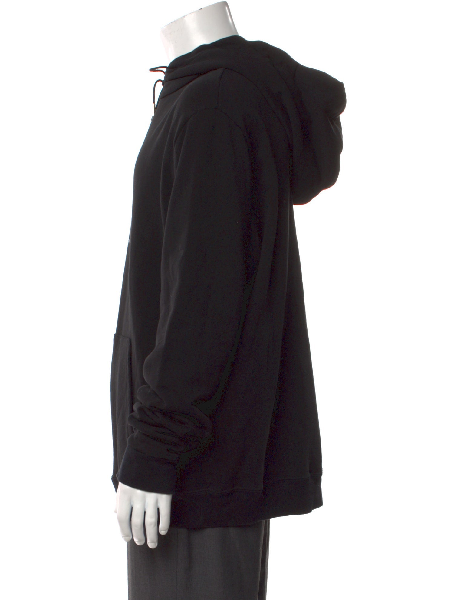 Saint Laurent Graphic Print Crew Neck Hoodie