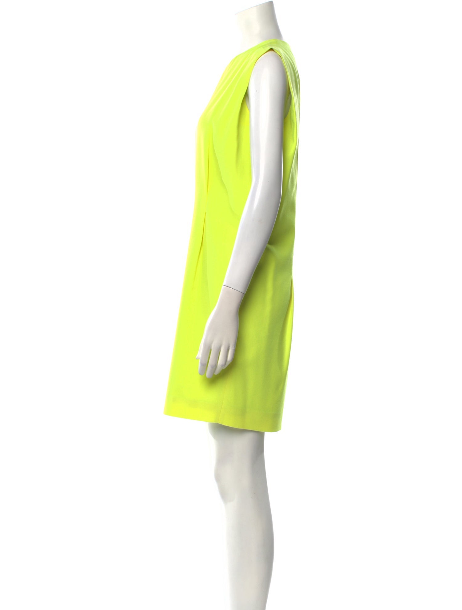 Saint Laurent Virgin Wool Mini Dress