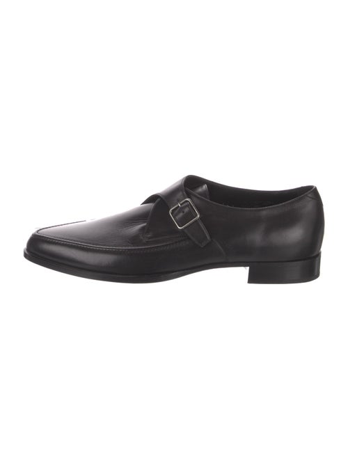 Saint Laurent Leather Monk Straps