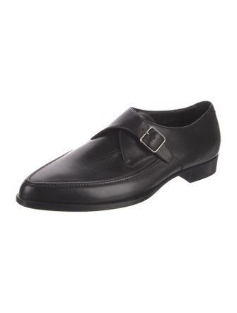 Saint Laurent Leather Monk Straps
