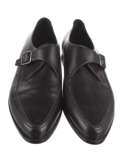Saint Laurent Leather Monk Straps