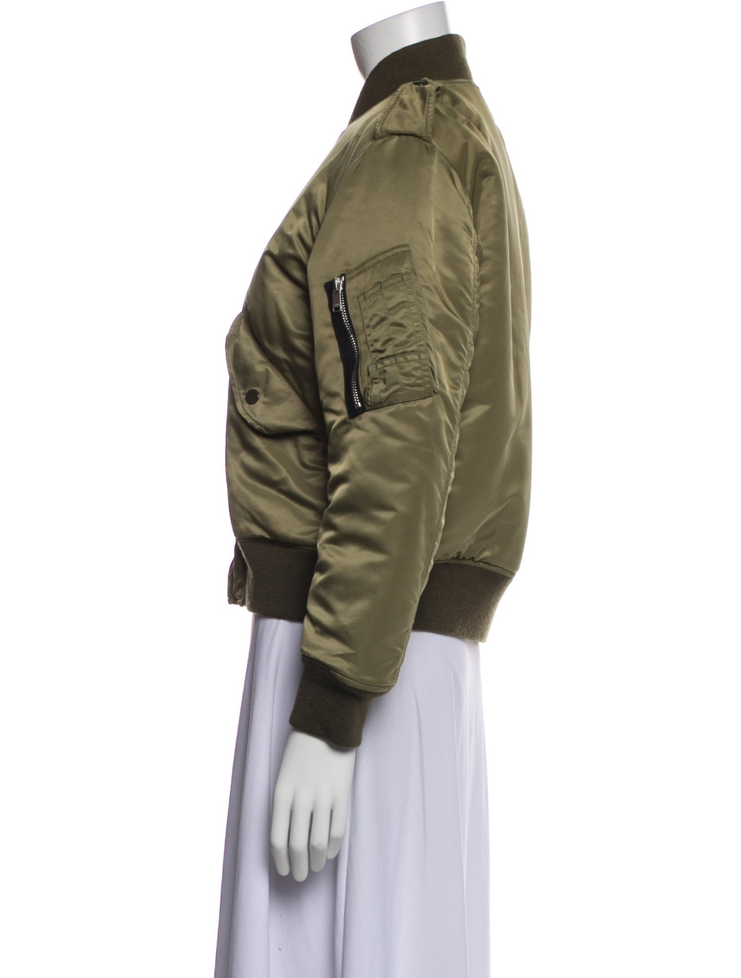 Saint Laurent Nylon Bomber Jacket w/ Tags