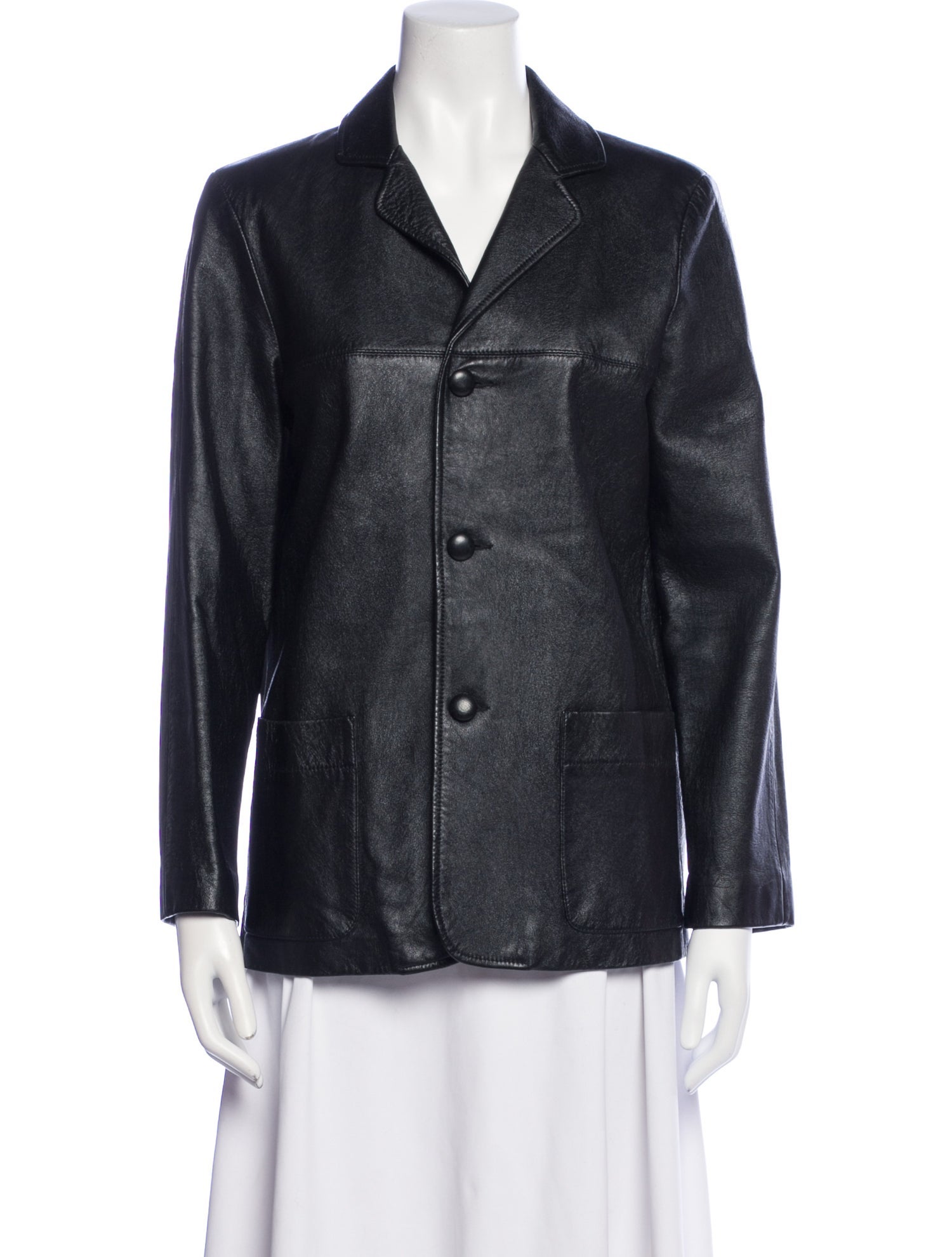 Saint Laurent 2016 Leather Blazer