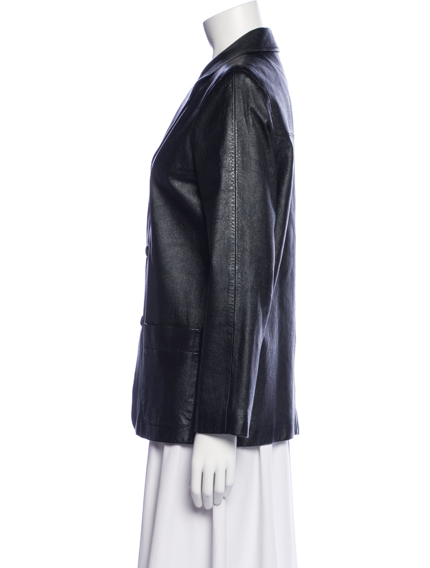 Saint Laurent 2016 Leather Blazer