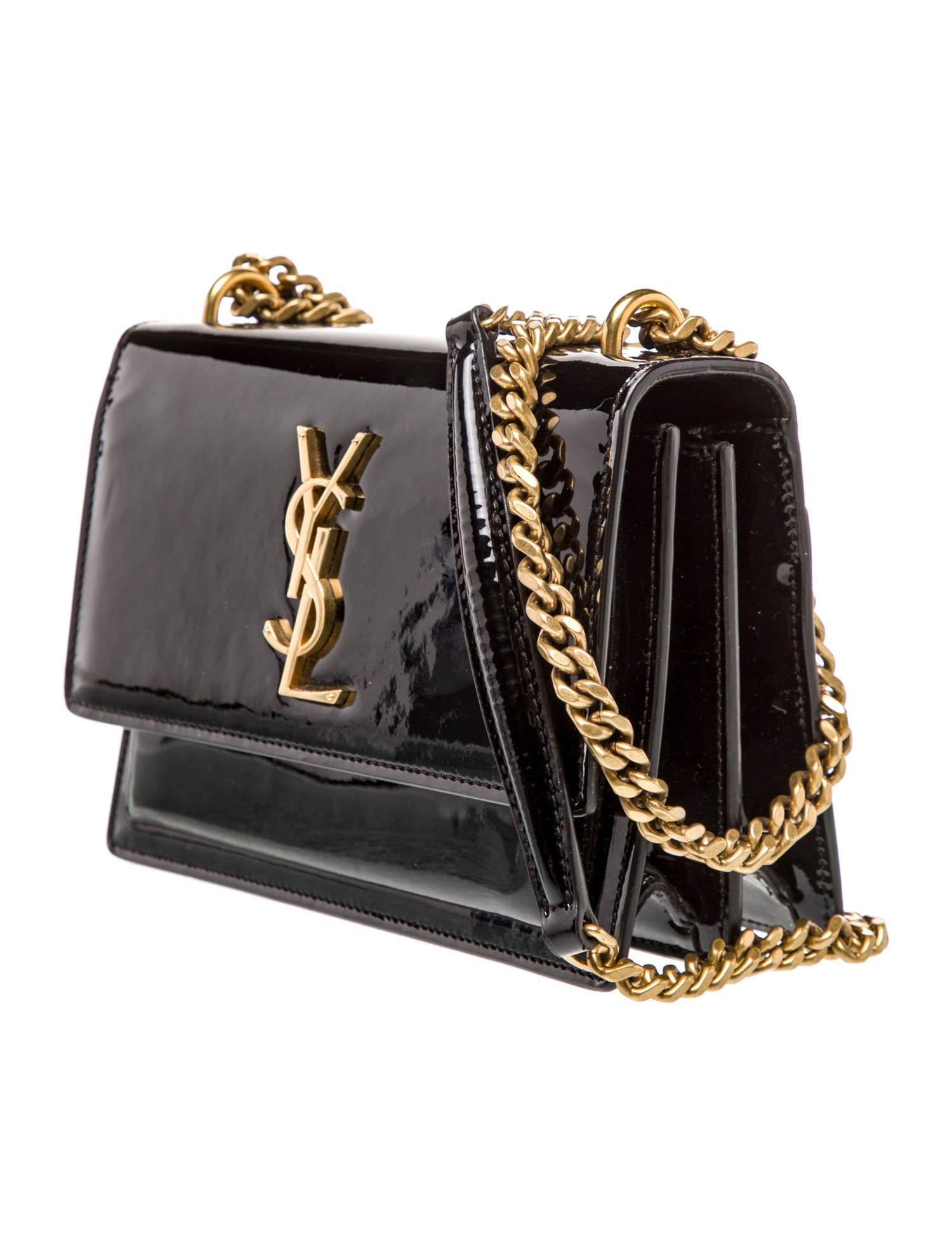 Saint Laurent Patent Leather Sunset Small