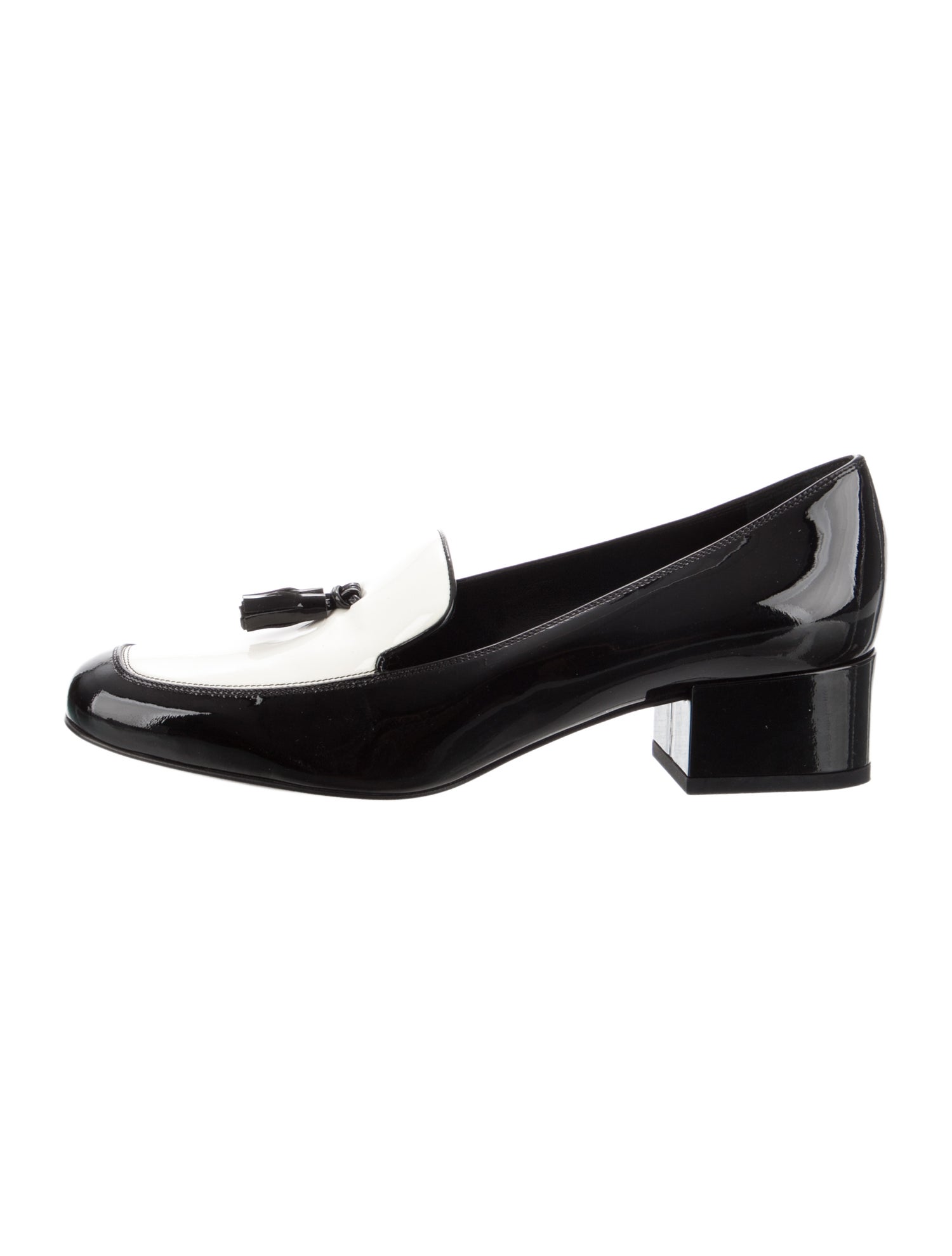 Saint Laurent Patent Leather Tassel Accents Pumps w/ Tags