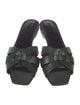 Saint Laurent Leather Slides