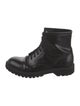 Saint Laurent Leather Combat Boots