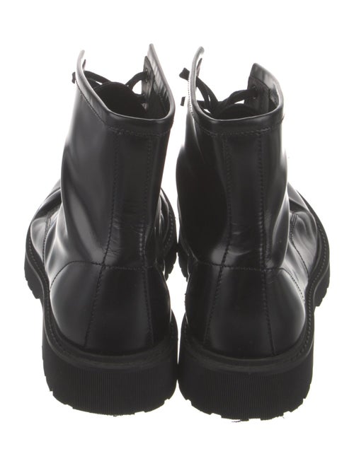 Saint Laurent Leather Combat Boots
