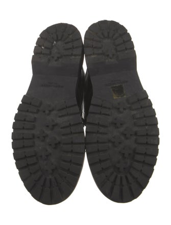 Saint Laurent Leather Combat Boots