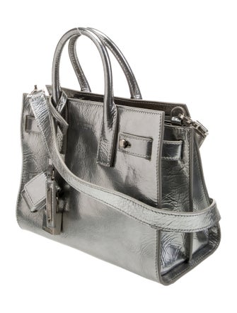 Saint Laurent Leather Sac De Jour Nano