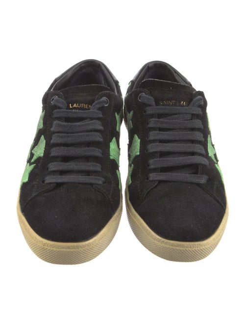 Saint Laurent Suede Printed Sneakers