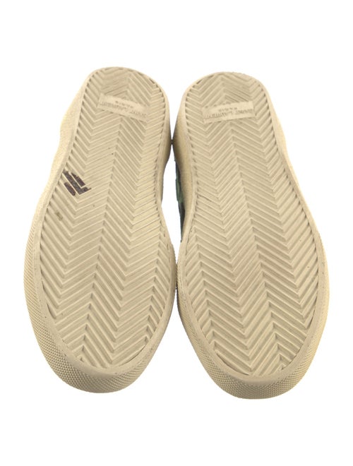 Saint Laurent Suede Printed Sneakers