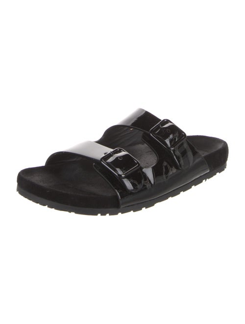 Saint Laurent Patent Leather Slides