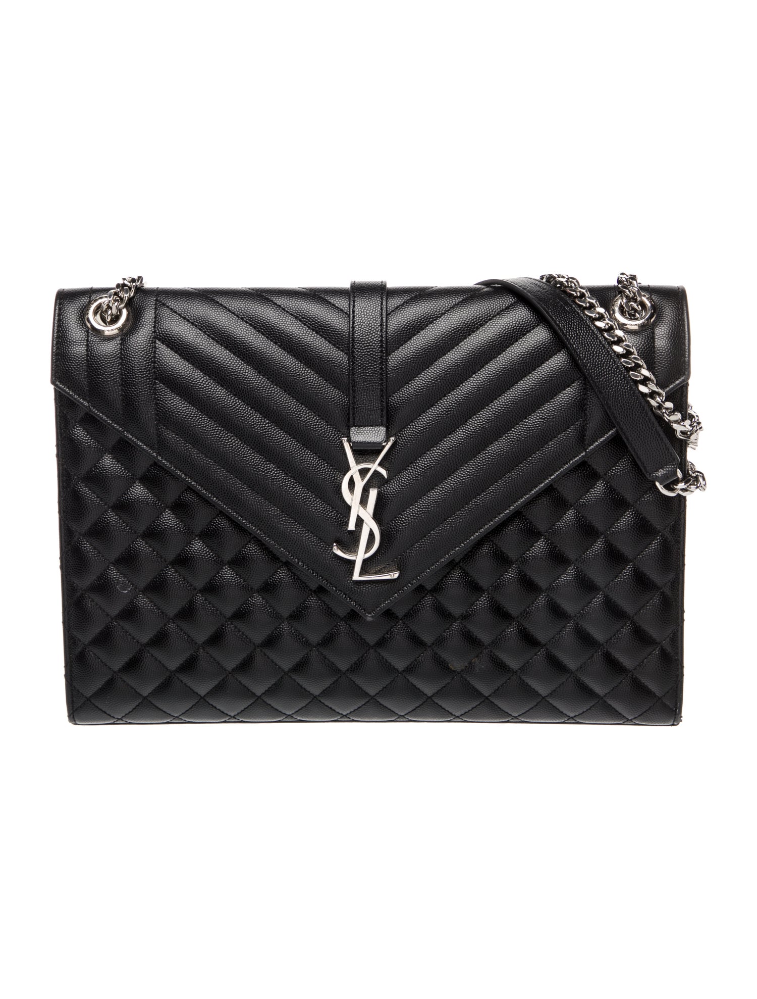 Saint Laurent Quilted Envelope Large