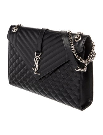 Saint Laurent Quilted Envelope Large