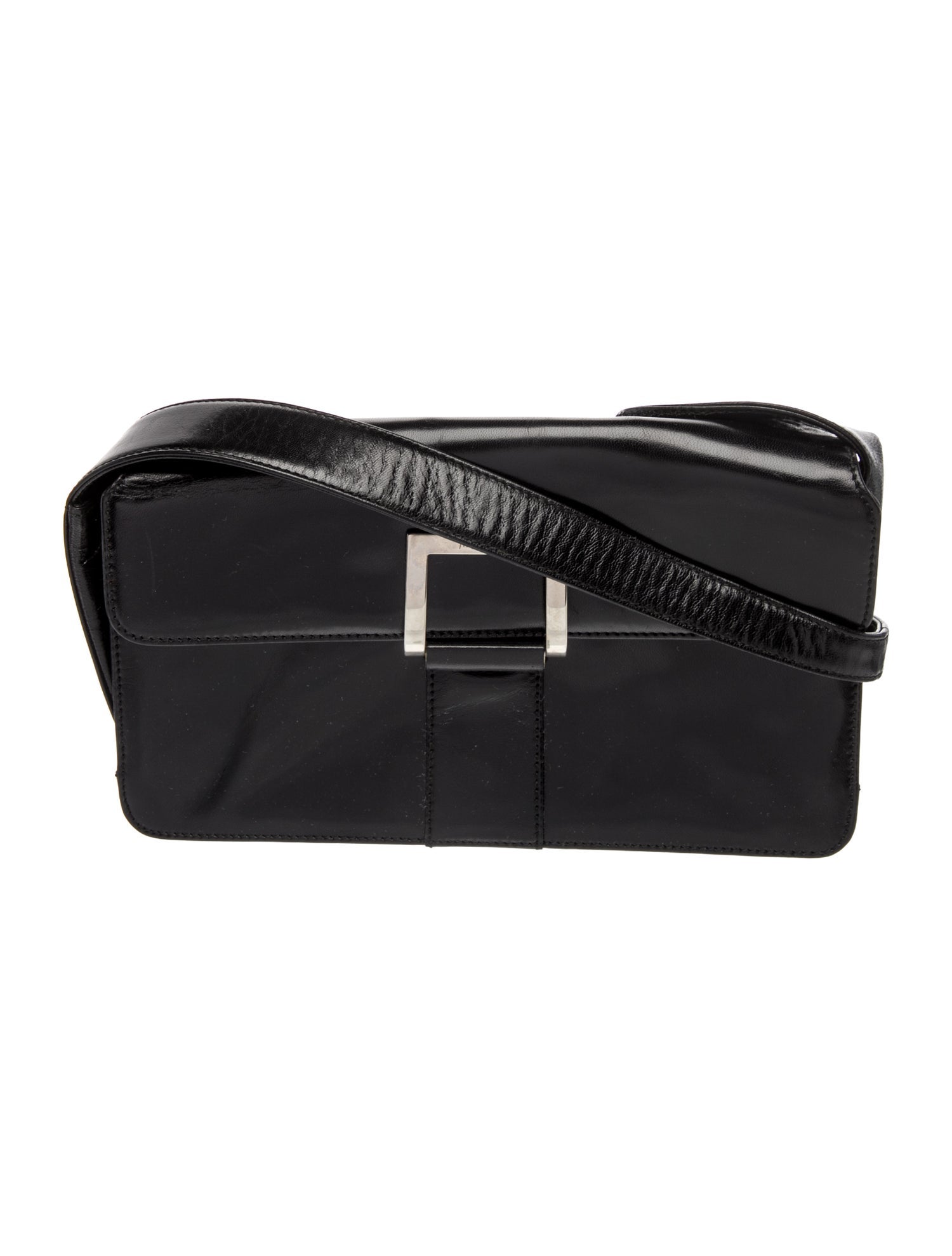 Yves Saint Laurent Leather Shoulder Bag Vintage