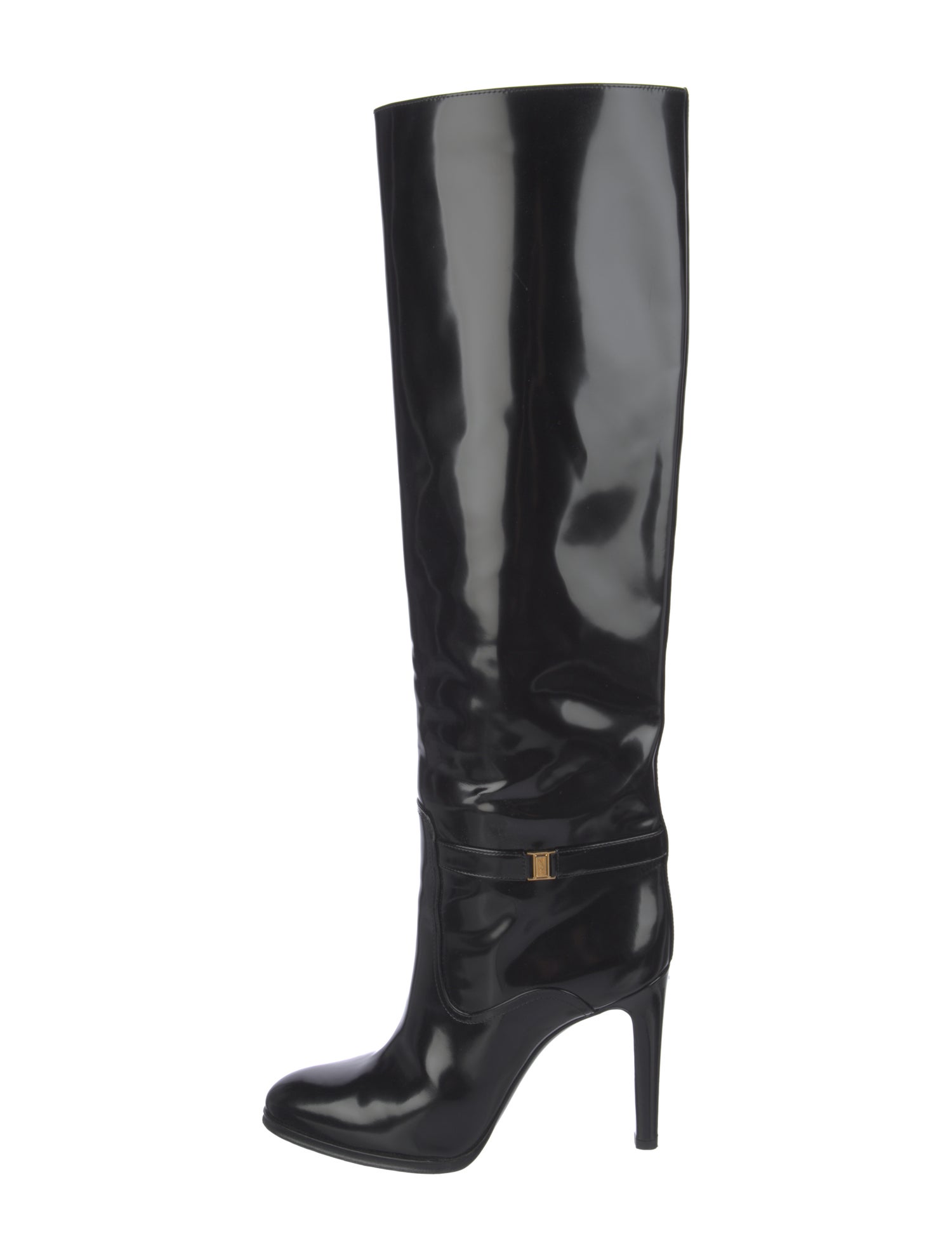 Saint Laurent Patent Leather Boots