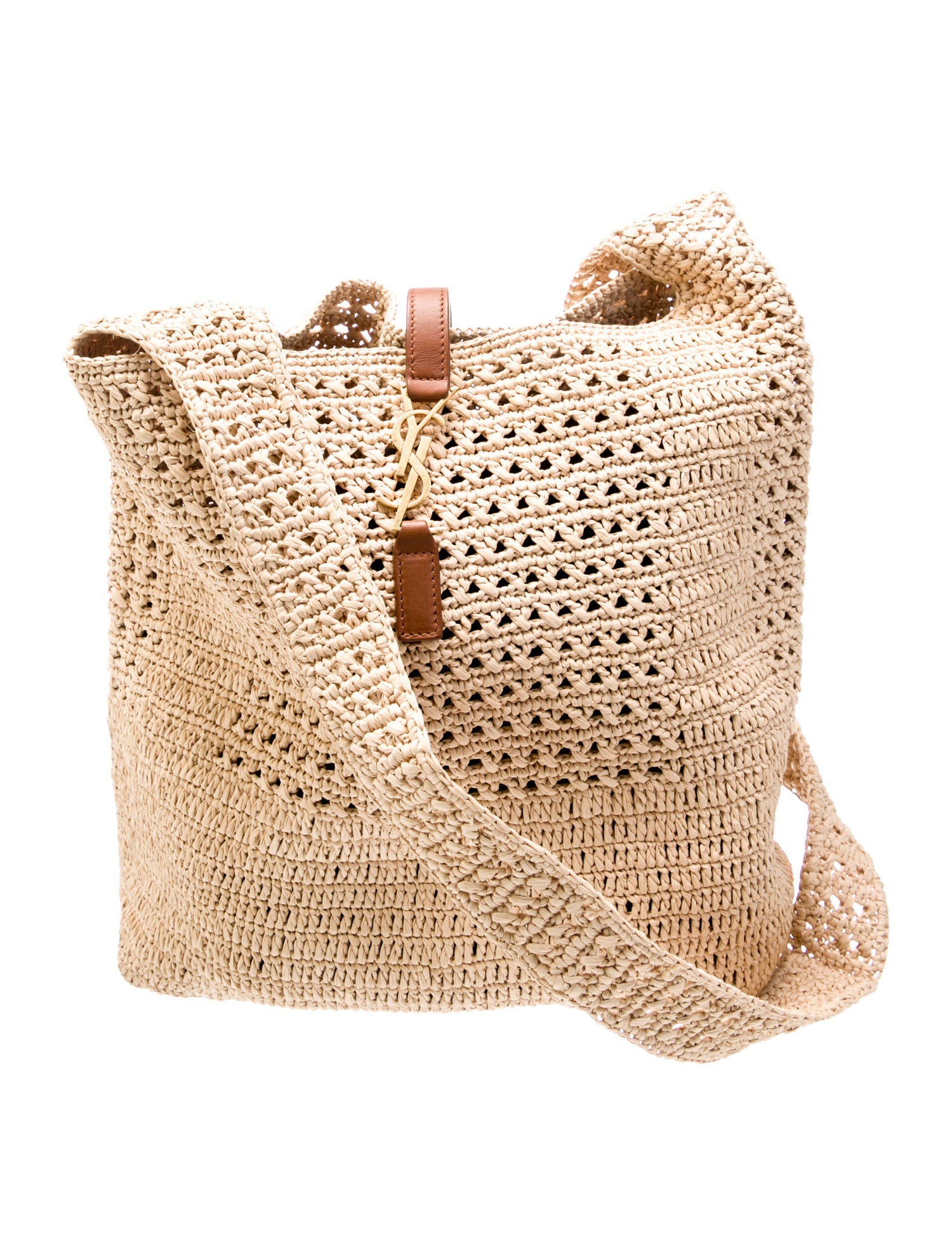 Saint Laurent Raffia Tote