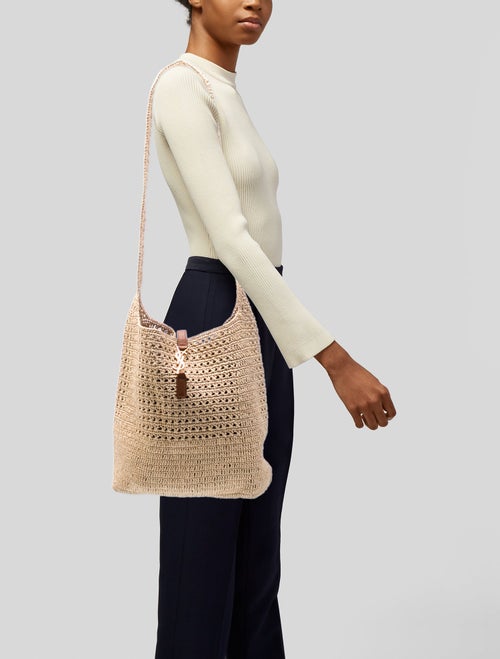 Saint Laurent Raffia Tote