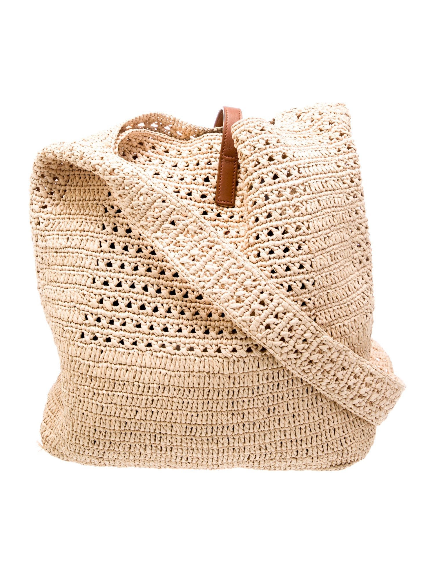 Saint Laurent Raffia Tote