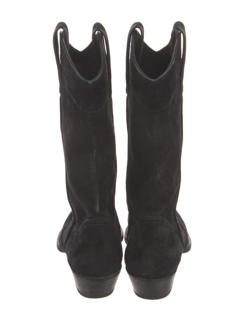 Saint Laurent Suede Western Boots