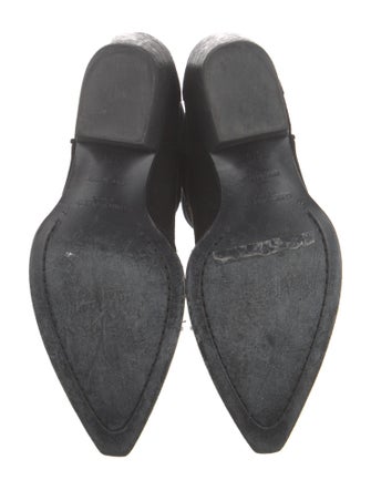 Saint Laurent Suede Western Boots