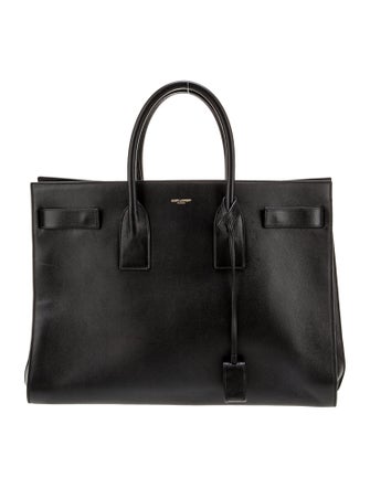 Saint Laurent Leather Sac De Jour Small