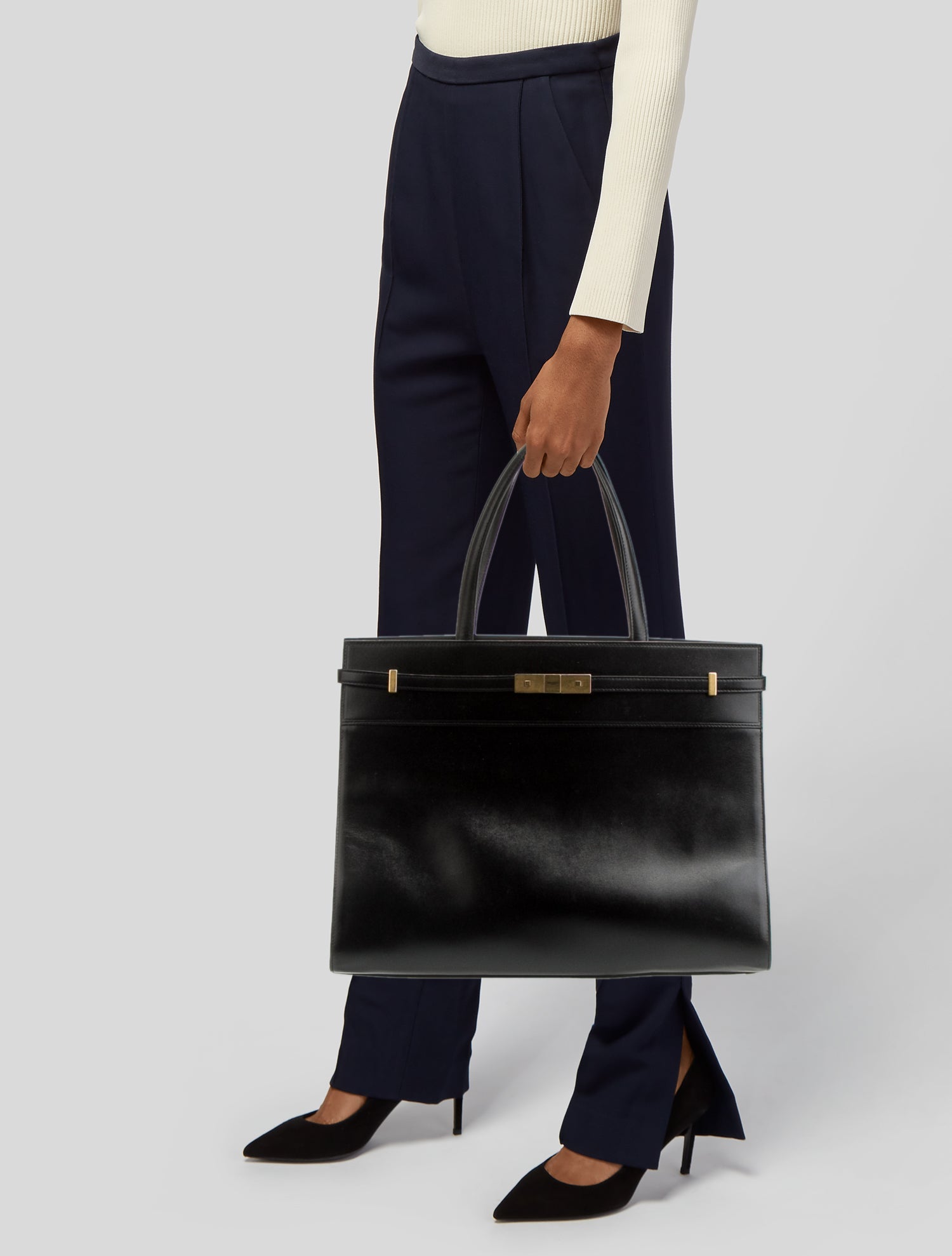 Saint Laurent Leather Manhattan