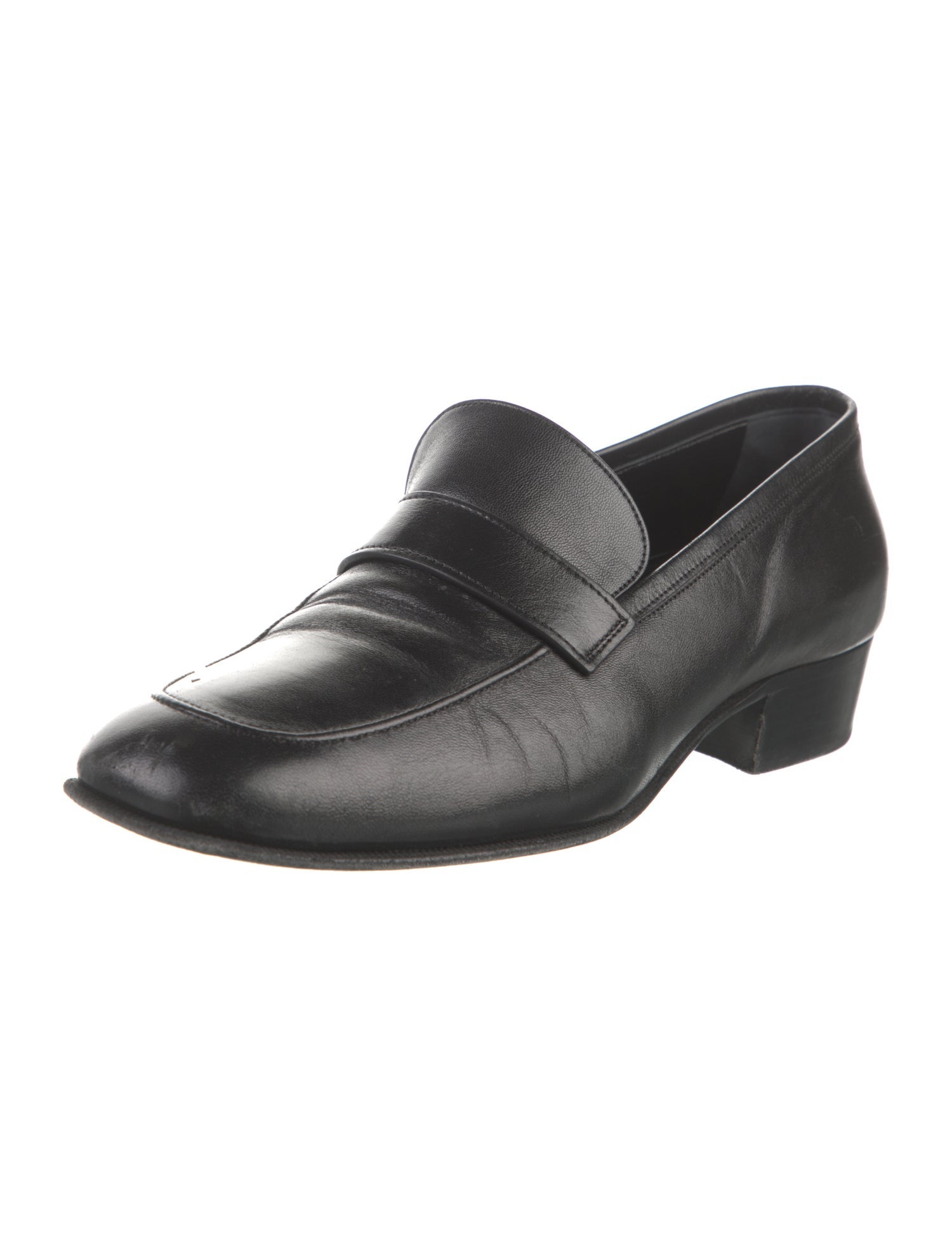 Saint Laurent Leather Loafers