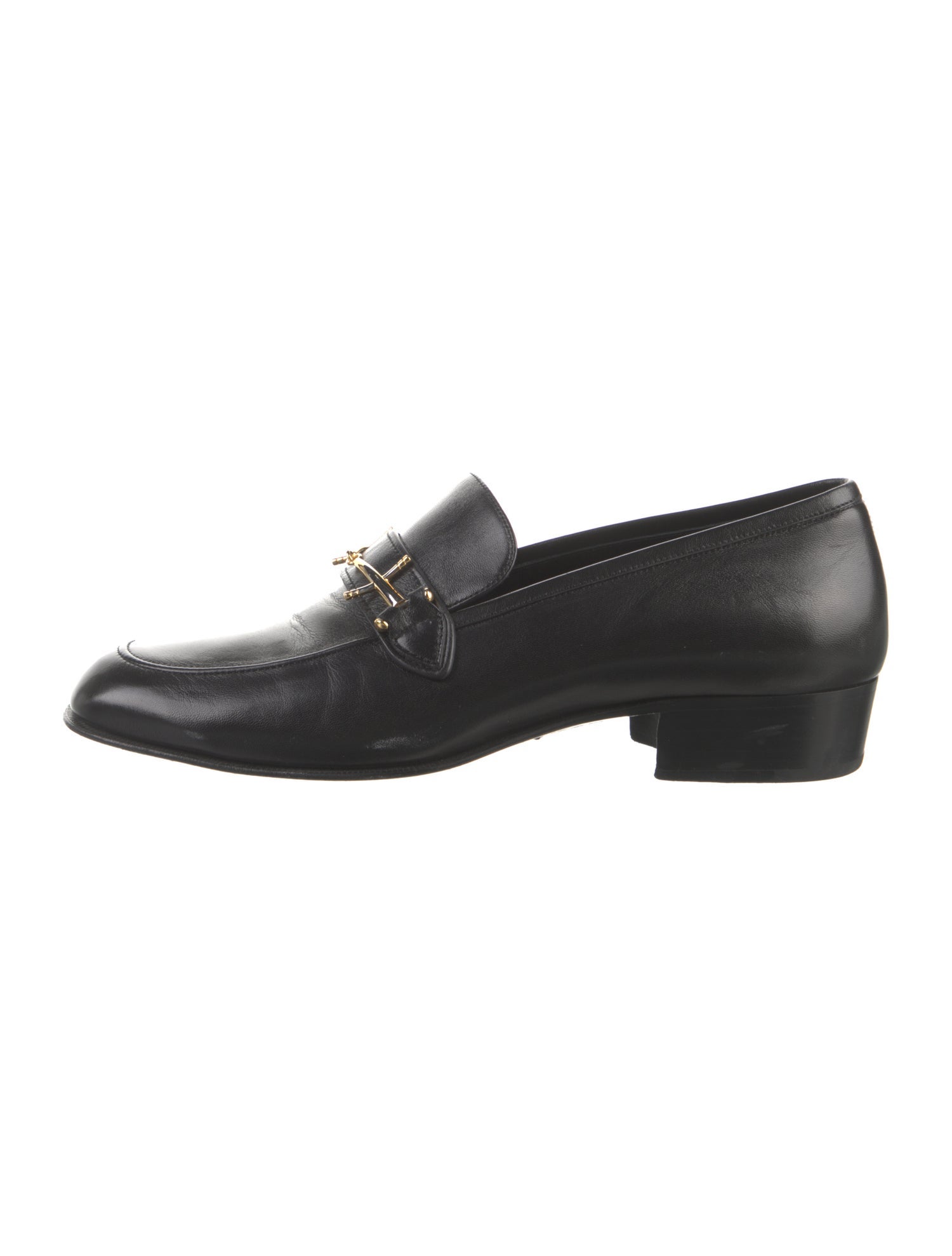 Saint Laurent Leather Dress Loafers