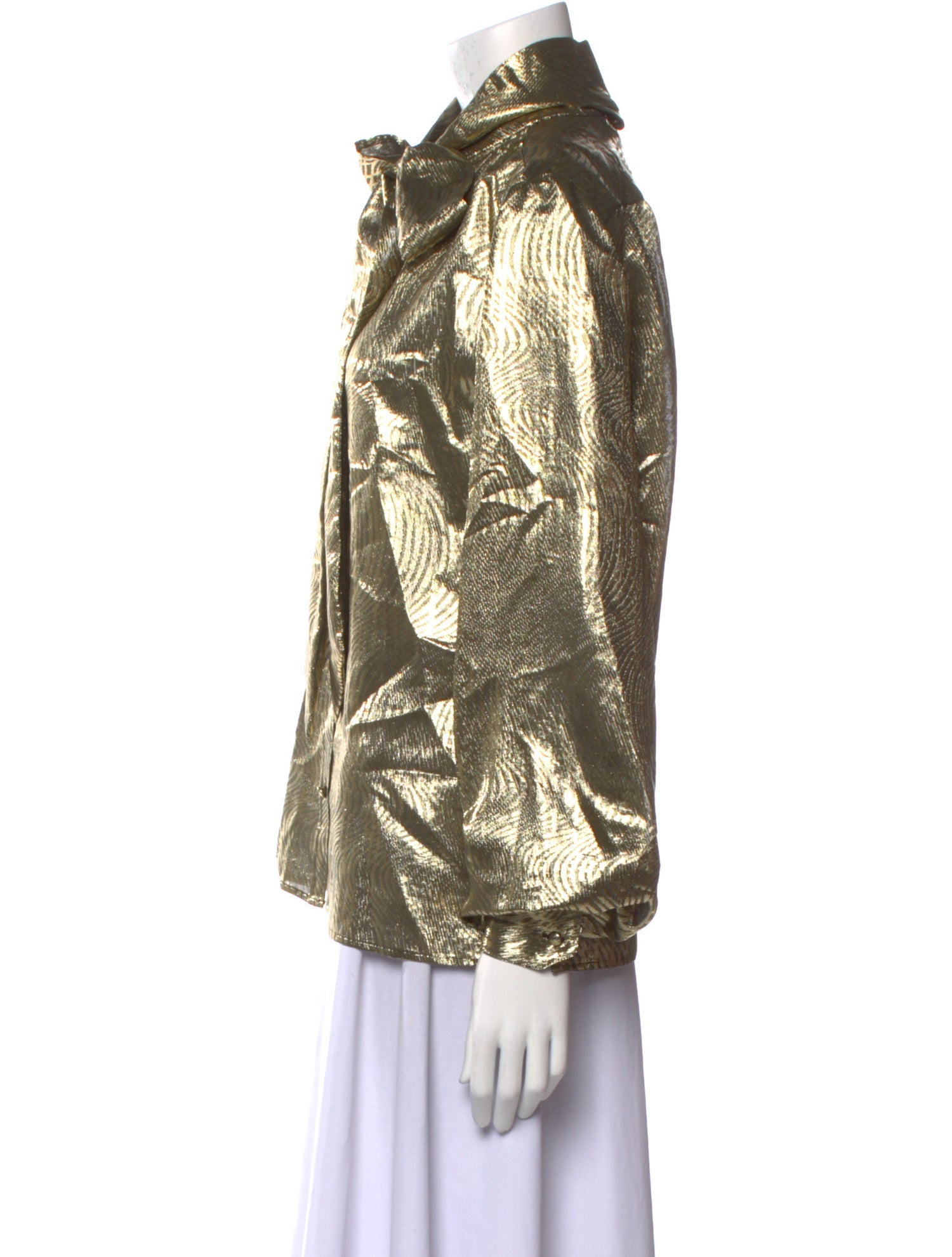 Saint Laurent Silk Printed Blouse