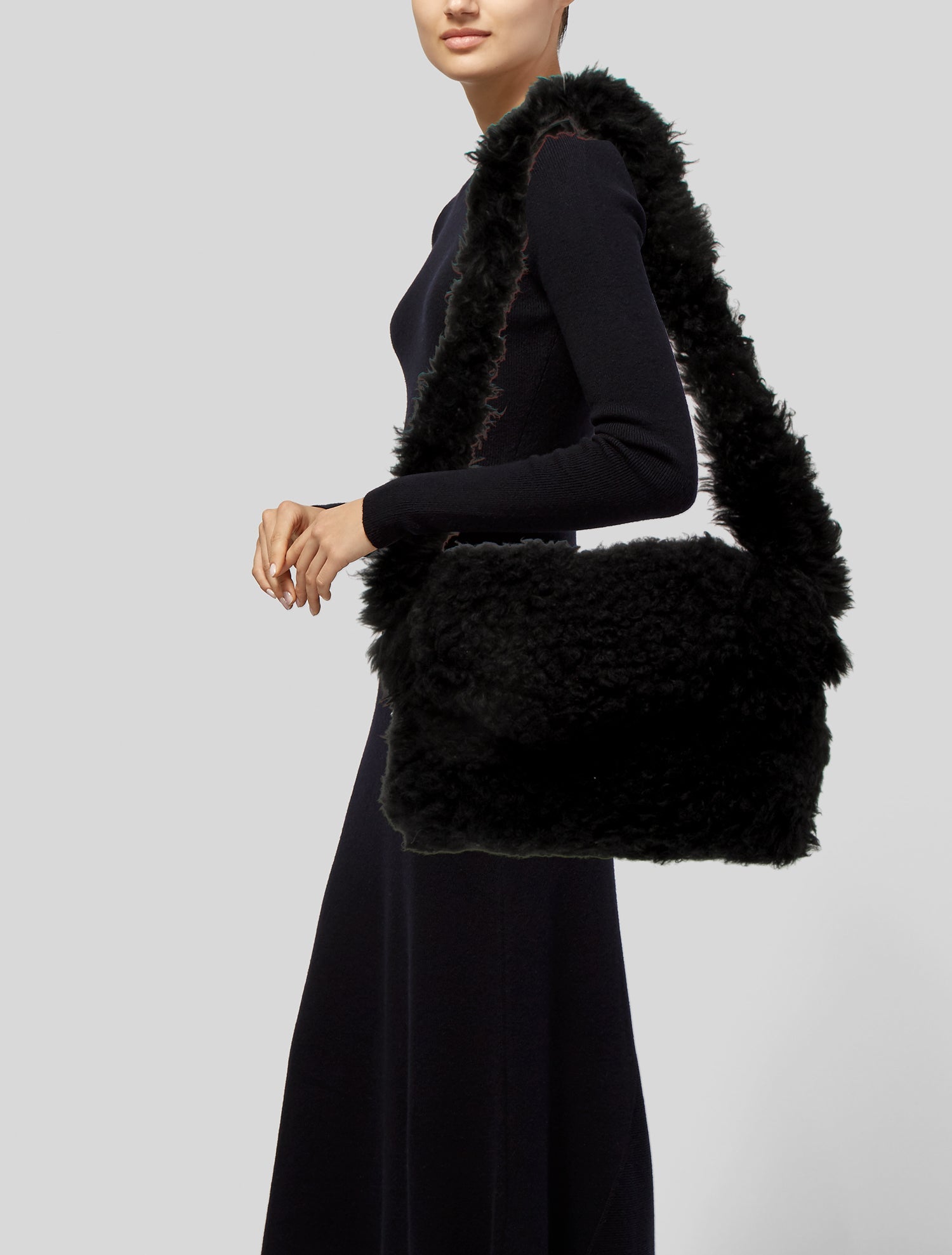 Saint Laurent Shearling Jamie Small 2022