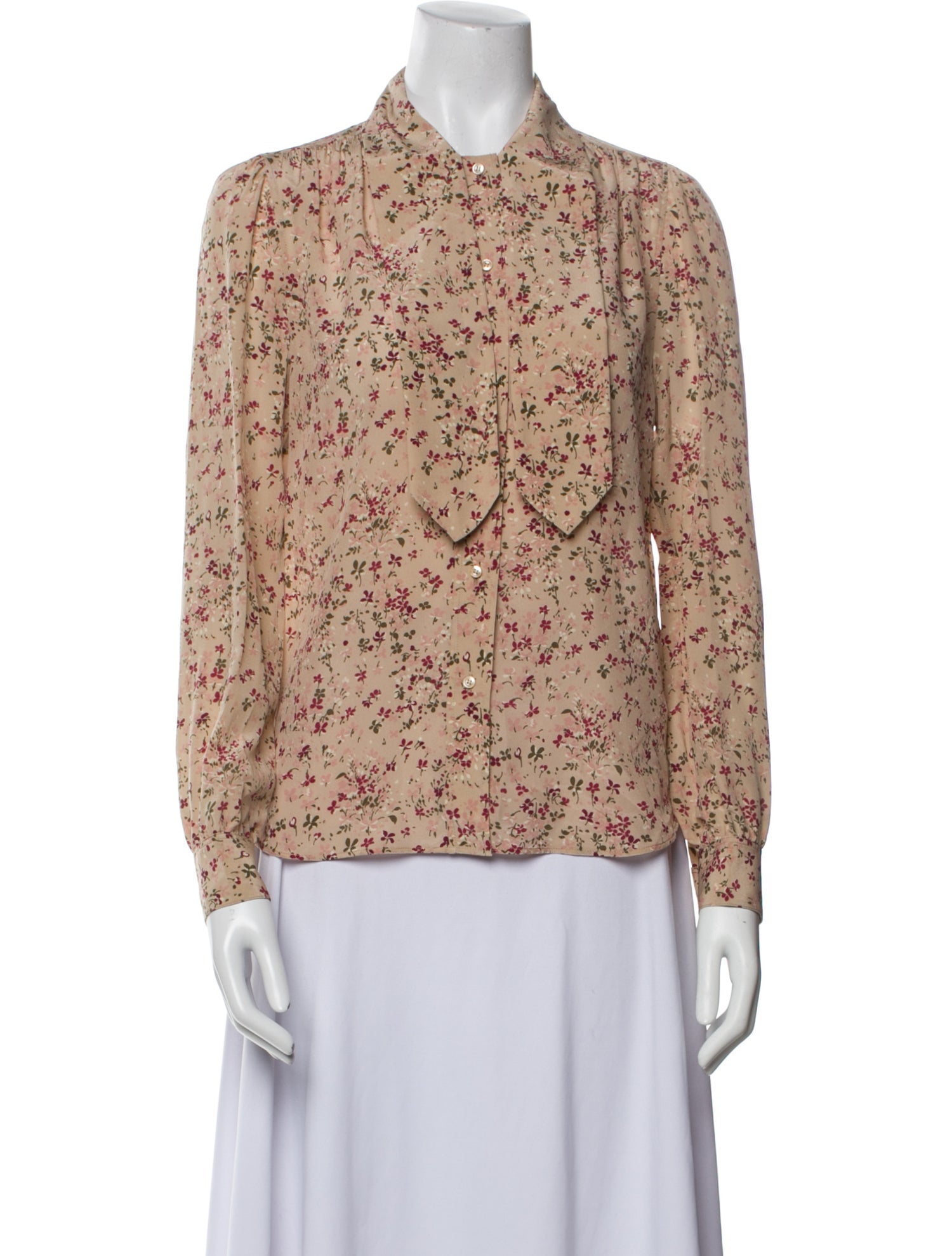 Saint Laurent 2021 Silk Blouse