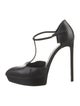 Saint Laurent Leather T-Strap Pumps