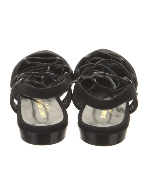 Saint Laurent Suede Slingback Flats