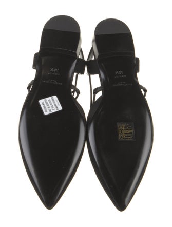 Saint Laurent Suede Slingback Flats