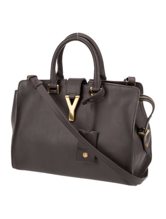 Saint Laurent Leather Y Cabas Small