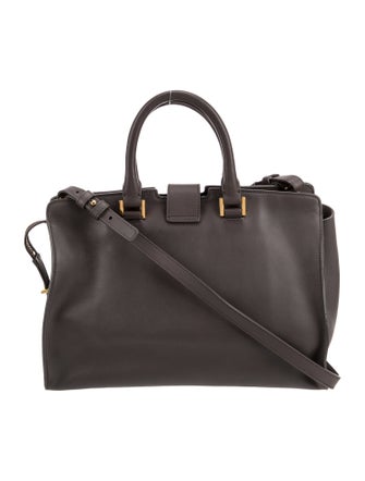 Saint Laurent Leather Y Cabas Small