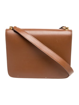 Saint Laurent Leather Carré Satchel Medium