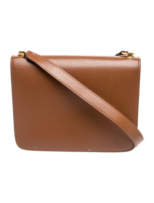 Saint Laurent Leather Carré Satchel Medium