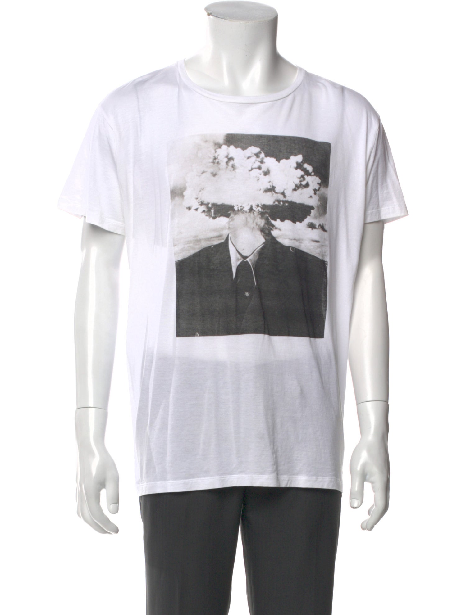 Saint Laurent 2015 Bruce Connor Bomb Head T-Shirt