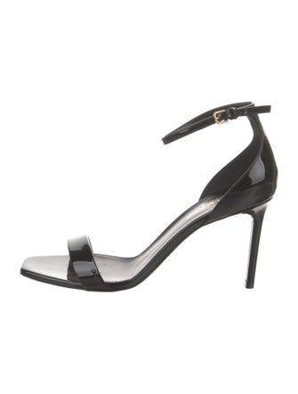 Saint Laurent Patent Leather Sandals