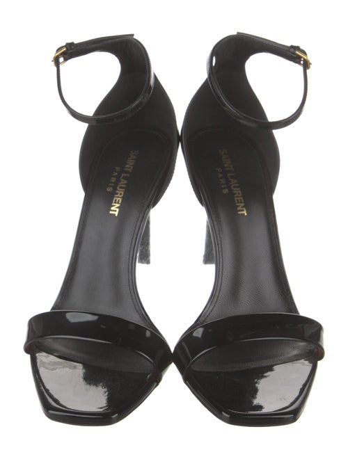 Saint Laurent Patent Leather Sandals
