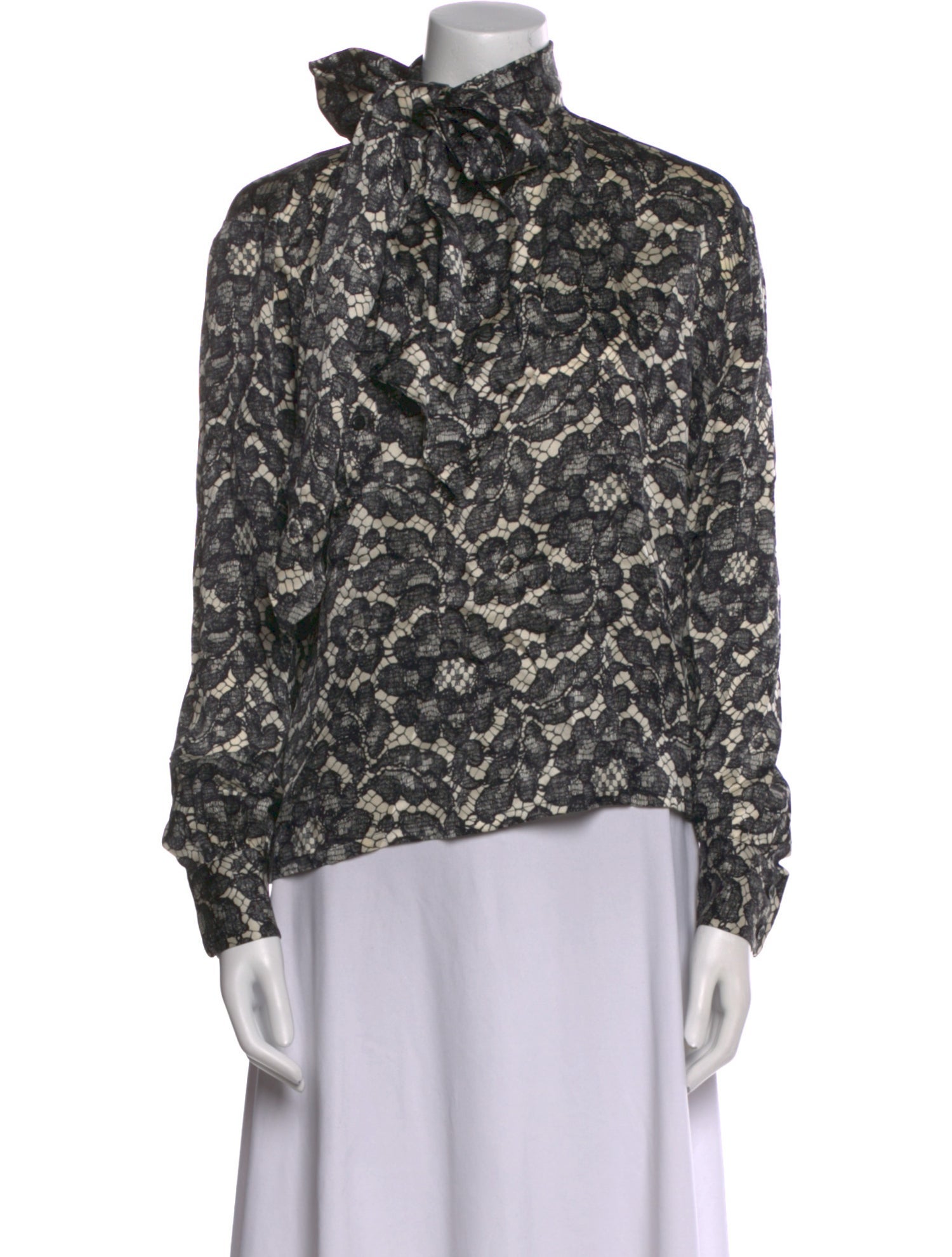 Saint Laurent Vintage Late 1970's - Early 1980's Blouse