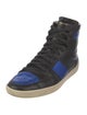 Saint Laurent Leather Colorblock Pattern Sneakers