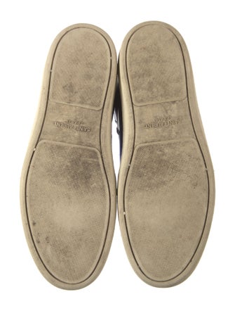 Saint Laurent Leather Colorblock Pattern Sneakers