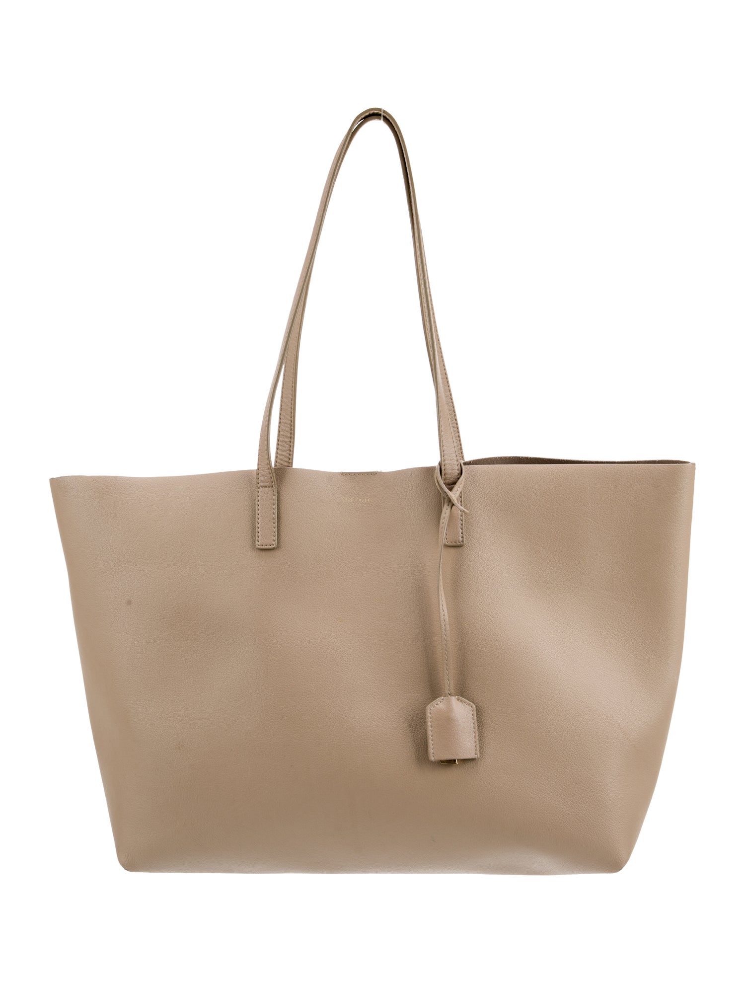 Saint Laurent Leather E/W Shopping Tote 2022