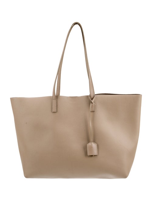 Saint Laurent Leather E/W Shopping Tote 2022