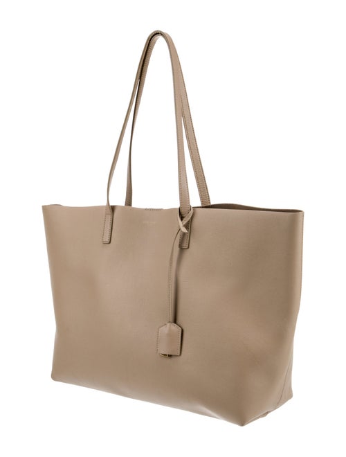 Saint Laurent Leather E/W Shopping Tote 2022